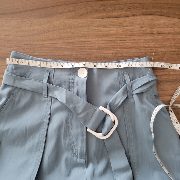 Zara Women's High Waisted Belted Barrel Cargo Trousers Size XS - Picture 4 of 14